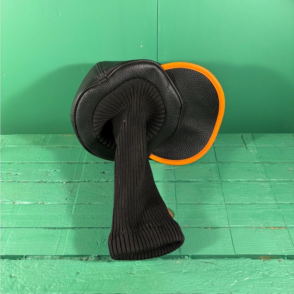 Black and Orange Golf Club Cover - Picture 5 of 6